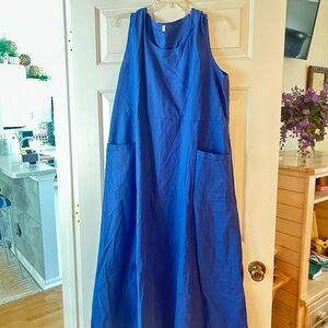 Elegant Blue Sleeveless Jumper